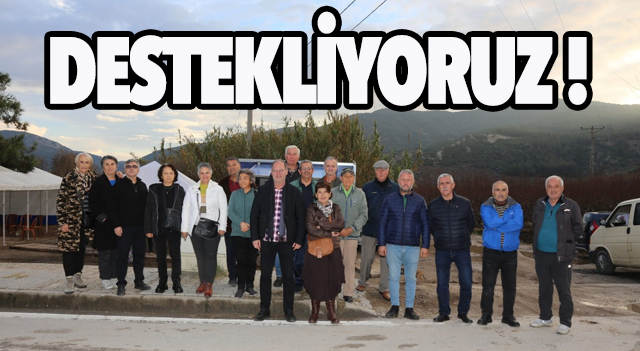 DESTEKLİYORUZ!